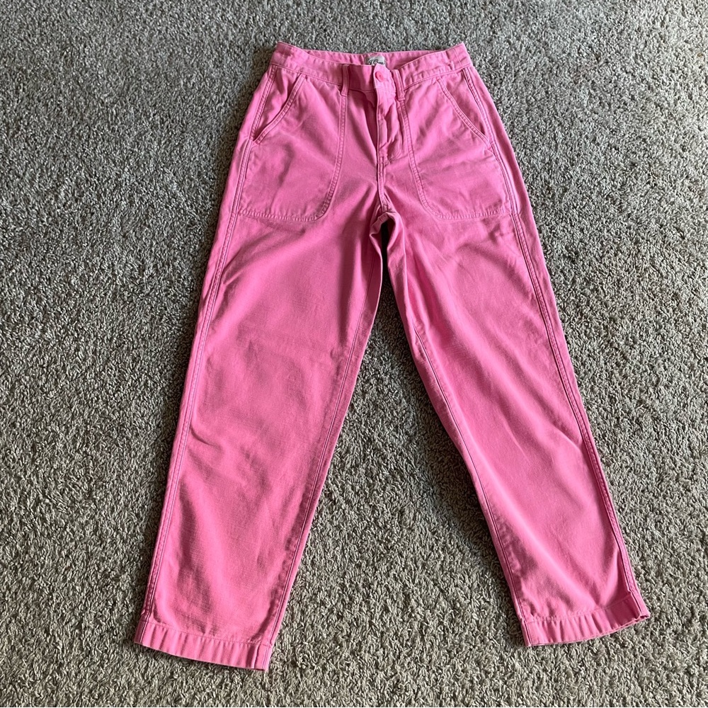 J. Crew Vibrant Pink Denim